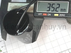 Tụ máy bơm 10 uf 370V đen nhỏ