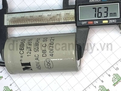 Tụ máy bơm 12 uf 450V