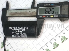 Tụ máy bơm 8 uf đen nhỏ 370V