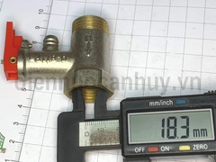 Van 1 chiều bình nóng lạnh đồng mạ 0.8Mpa DN15 ren 1/2inch (20mm)