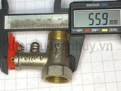 Van 1 chiều bình nóng lạnh đồng mạ 0.8Mpa DN15 ren 1/2inch (20mm)