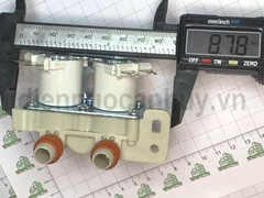 Van Cấp Nước Đôi LG DC 12V Mã 334900322 (1 Vào 2 Ra). Van điện từ máy giặt hoặc thiết bị công nghiệp chạy điện một chiều 12V