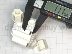 Van cơ 4 cửa máy lọc nước nối ống 6 ren 13