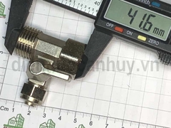 Van rắc co inox cấp nước máy lọc ống 10