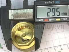 Van 1 chiều lò xo đồng MBV PN10 ống DN20 ren 3/4inch (25mm)