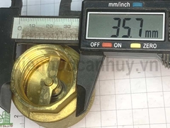 Van 1 chiều lò xo đồng MBV PN10 ống DN25 ren 1 inch (32mm)