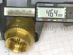 Van 1 chiều lò xo đồng MBV PN10 ống DN25 ren 1 inch (32mm)