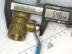 Van bi đồng tay gạt MBV PN10 ống DN20 ren 3/4inch (25mm)