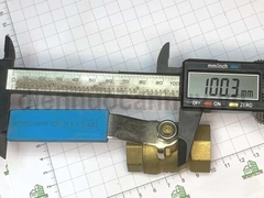 Van bi đồng tay gạt MBV PN10 ống DN20 ren 3/4inch (25mm)