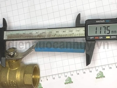 Van bi đồng tay gạt MBV PN10 ống DN25 ren 1 inch (32mm)