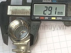 Van bi inox 316 tay gạt1000 WOG ống DN20 ren 3/4 inch (25mm)