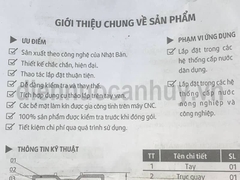 Van nhựa rắc co PVC Tiền Phong 21