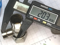 Van chia nước 2 ngả inox 304 ren 20mm (1/2 inch) có khóa