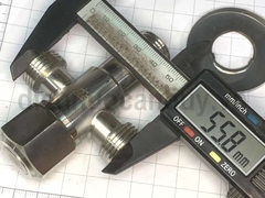 Van chia nước 3 ngả inox 304 ren 20mm (1/2 inch) có khóa