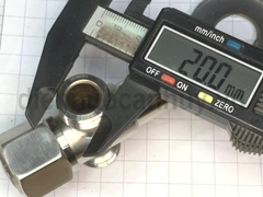 Van chia nước 3 ngả inox 304 ren 20mm (1/2 inch) có khóa