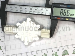 Van cơ 4 cửa máy lọc nước nối ống 6 ren 13