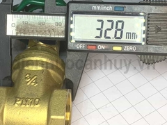 Van cửa đồng MBV PN10 ống DN20 ren 3/4inch (25mm)
