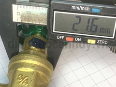 Van cửa đồng MBV PN10 ống DN20 ren 3/4inch (25mm)