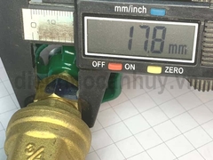 Van cửa đồng MBV PN10 ống DN20 ren 3/4inch (25mm)