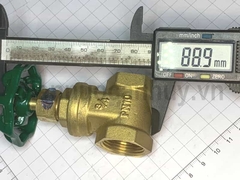 Van cửa đồng MBV PN10 ống DN20 ren 3/4inch (25mm)