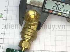 Van cửa đồng MIHA PN16 ống DN15 ren 1/2inch (20mm)