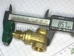 Van cửa đồng MIHA PN16 ống DN15 ren 1/2inch (20mm)