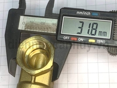 Van cửa đồng MIHA PN16 ống DN20 ren 3/4inch (25mm)