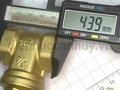Van cửa đồng MIHA PN16 ống DN20 ren 3/4inch (25mm)