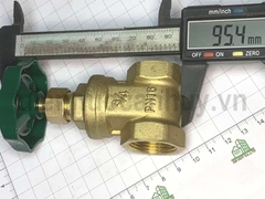 Van cửa đồng MIHA PN16 ống DN20 ren 3/4inch (25mm)