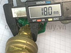 Van cửa đồng MIHA PN16 ống DN25 ren 1 inch (32mm)