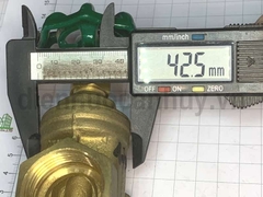 Van cửa đồng MIHA PN16 ống DN25 ren 1 inch (32mm)