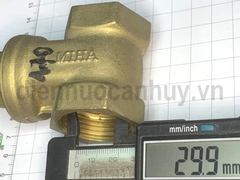 Van cửa đồng MIHA PN16 ống DN25 ren 1 inch (32mm)
