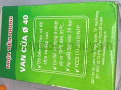 Van cửa PPR Tiền phong D40 PN20