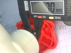 Van cửa PPR Vesbo D20 trắng