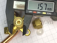 Van khóa cục nóng điều hòa phi 10