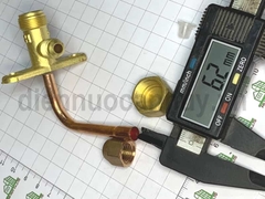 Van khóa cục nóng điều hòa phi 6