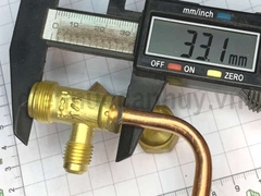 Van khóa cục nóng điều hòa phi 6
