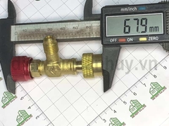Van khóa gas chống bỏng Hongsen HS-1221 (R32 R410A)