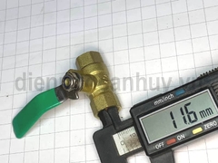 Van khóa hơi ren trong 13-13 tay xanh