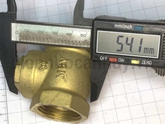Van lá 1 chiều đồng MBV PN10 ống DN25 ren 1 inch (32mm)