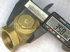 Van lá 1 chiều đồng MBV PN10 ống DN25 ren 1 inch (32mm)
