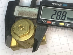 Van lá 1 chiều đồng MIHA PN16 ống DN15 ren 1/2 inch (20mm)