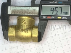 Van lá 1 chiều đồng MIHA PN16 ống DN15 ren 1/2 inch (20mm)
