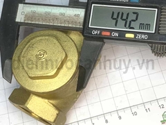 Van lá 1 chiều đồng MIHA PN16 ống DN25 ren 1 inch (32mm)