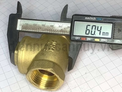 Van lá 1 chiều đồng MIHA PN16 ống DN25 ren 1 inch (32mm)