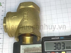 Van lá 1 chiều đồng MIHA PN16 ống DN25 ren 1 inch (32mm)