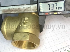 Van lá 1 chiều đồng MIHA PN16 ống DN32 ren 1 12 inch (ống 40mm)