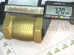 Van lá 1 chiều đồng MIHA PN16 ống DN32 ren 1 12 inch (ống 40mm)