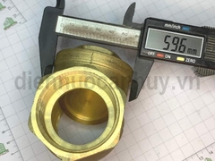 Van lá 1 chiều đồng MIHA PN16 ống DN40 ren 1 12 inch (ống 50mm)