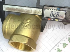 Van lá 1 chiều đồng MIHA PN16 ống DN40 ren 1 12 inch (ống 50mm)
